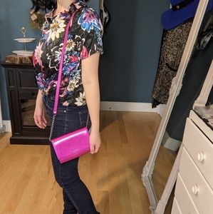 Vero Moda retro style Black floral shirt